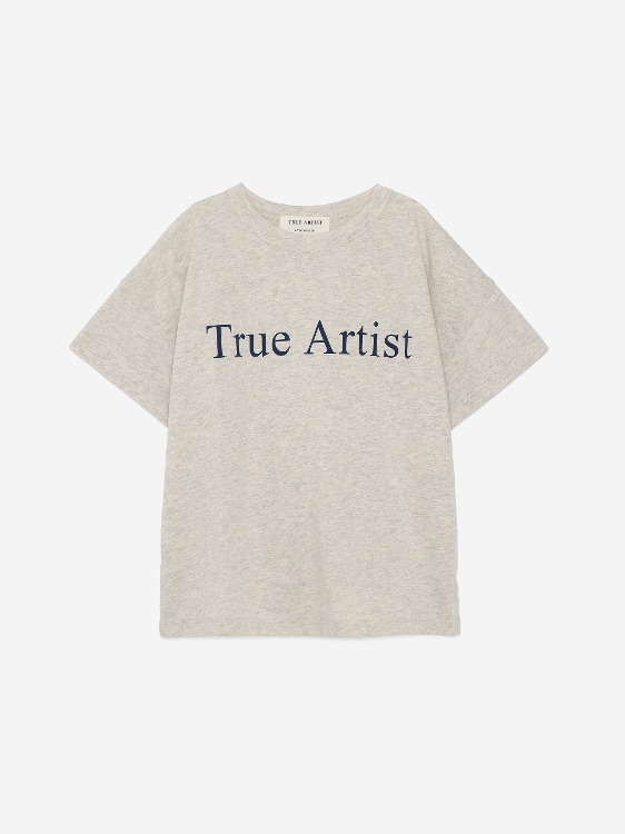 [트루아티스트] 티셔츠 n01 멜란지 그레이 T124MA056